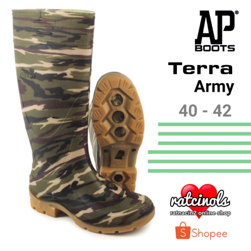 Sepatu Boots  Murah AP Boot AP Terra Army No 40-42