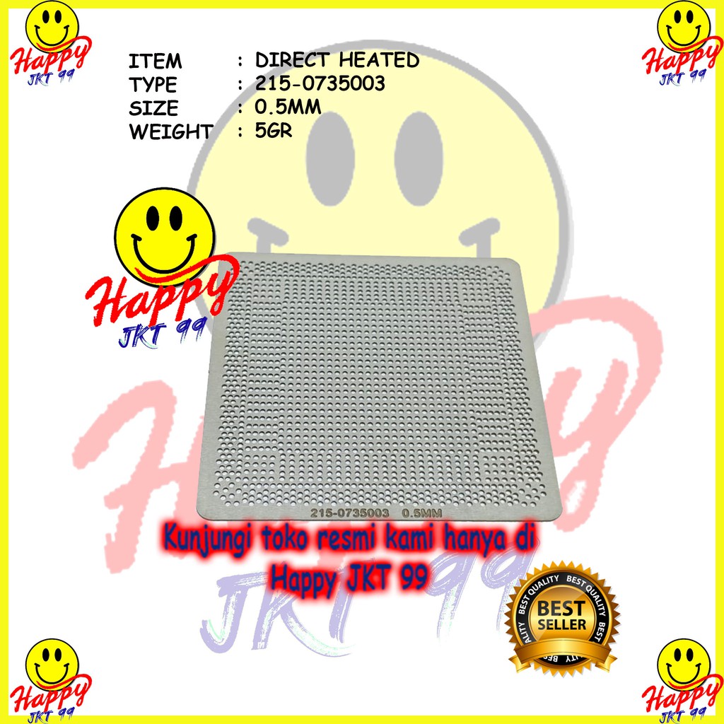 [ HAPPY JKT 99 ] DIRECT HEATED STENCIL 216-0809000 216-0833000 216-0810084 216-0810005