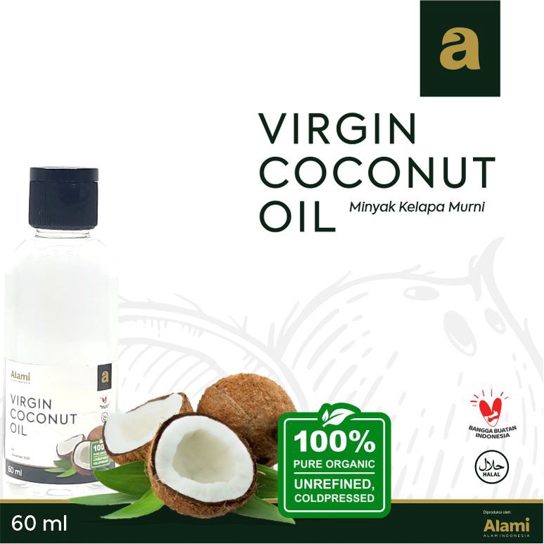 VCO virgin coconut oil 60 ml SPRAY | minyak kelapa murni | 100% organic | alami alam indonesia