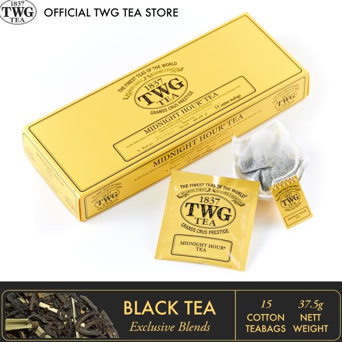 

[COD] TWG Tea Midnight Hour Tea, Cotton Teabag [COD]