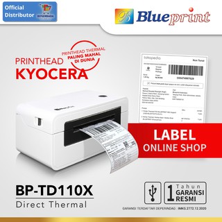 BLUEPRINT - Thermal Sticker Resi Printer Label TD110X USB