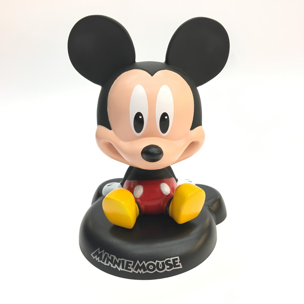 Boneka Figure Miniatur Pajangan Mobil Mickey mouse Minnie Mouse