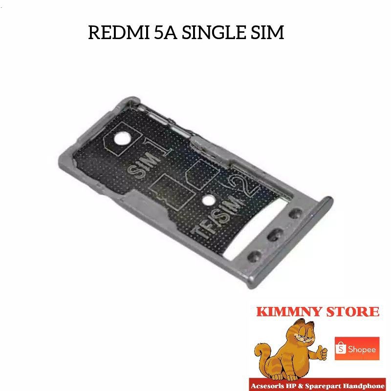 SIMTRAY REDMI 5A SINGLE SIM - SIM TRAY SIM LOCK TEMPAT KARTU SIM REDMI 5A 1 SIM