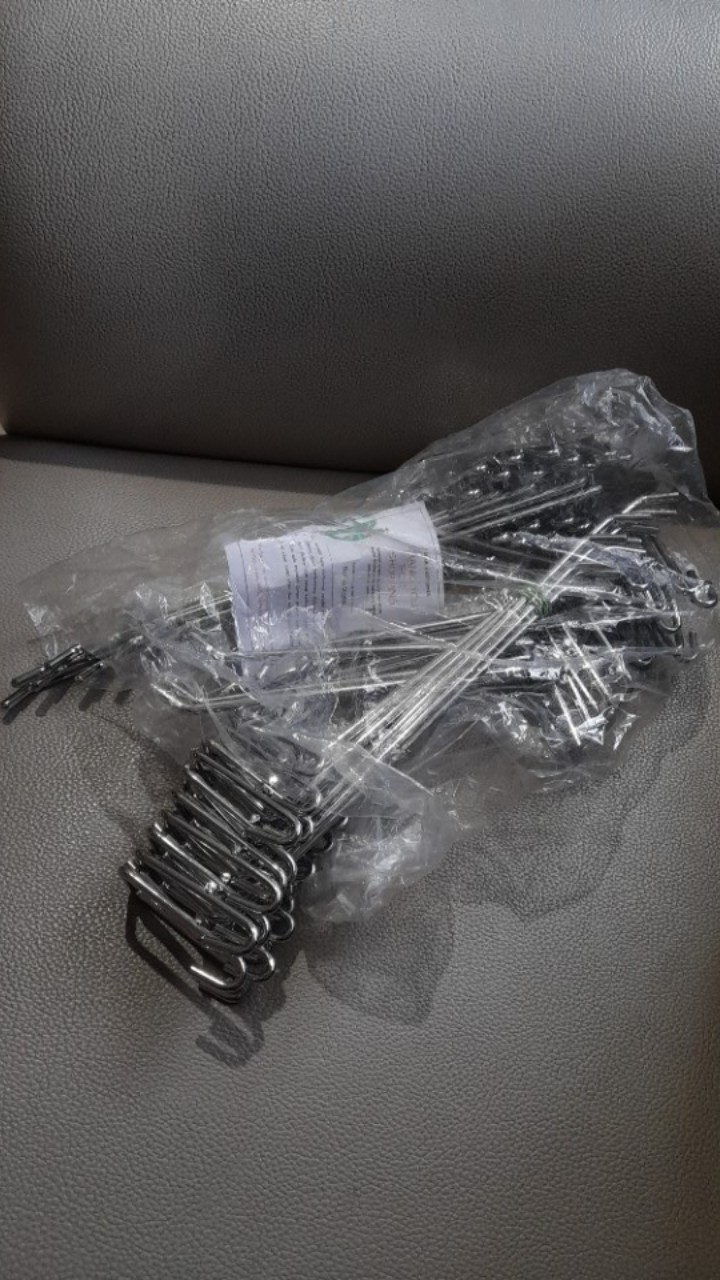 Single Hook 25 Cm Ram Besi Chrome Stik Krom Gantungan Cantelan Display Aksesoris Nafisa Hr 25