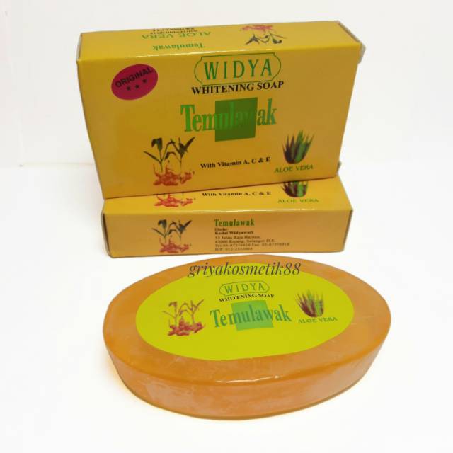 SABUN TEMULAWAK WIDYA MALAYSIA HOLO PINK OVAL (Aloevera)