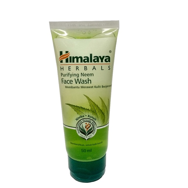 Sabun Pembersih Jerawat Himalaya Face Wash Himalaya Purifying Neem Face Wash 50ml 100ml Shopee Indonesia