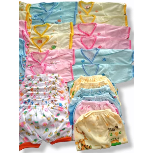 Paket Super Hemat Baju Bayi New Born Isi 45 Pcs