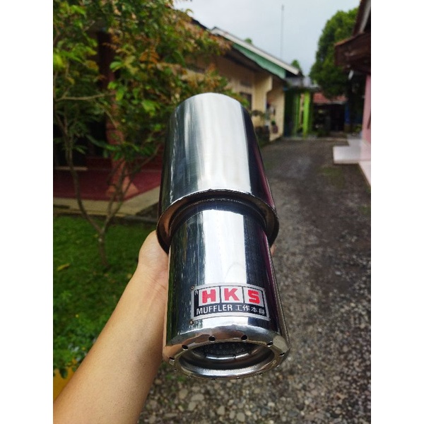 HKS gronel suara bass bulat bahan anti karat