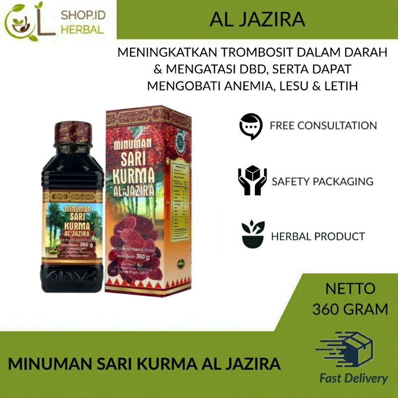 

SARI KURMA ALJAZIRA AL-JAZIRA Dates Syrup 350 Gr Original