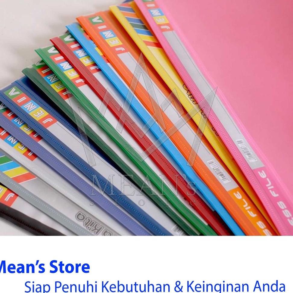 

(O6G2).. Bussines File Jenia Ukuran Folio (F4) Polos / Map Snelhekter Acco //Readi@lagi