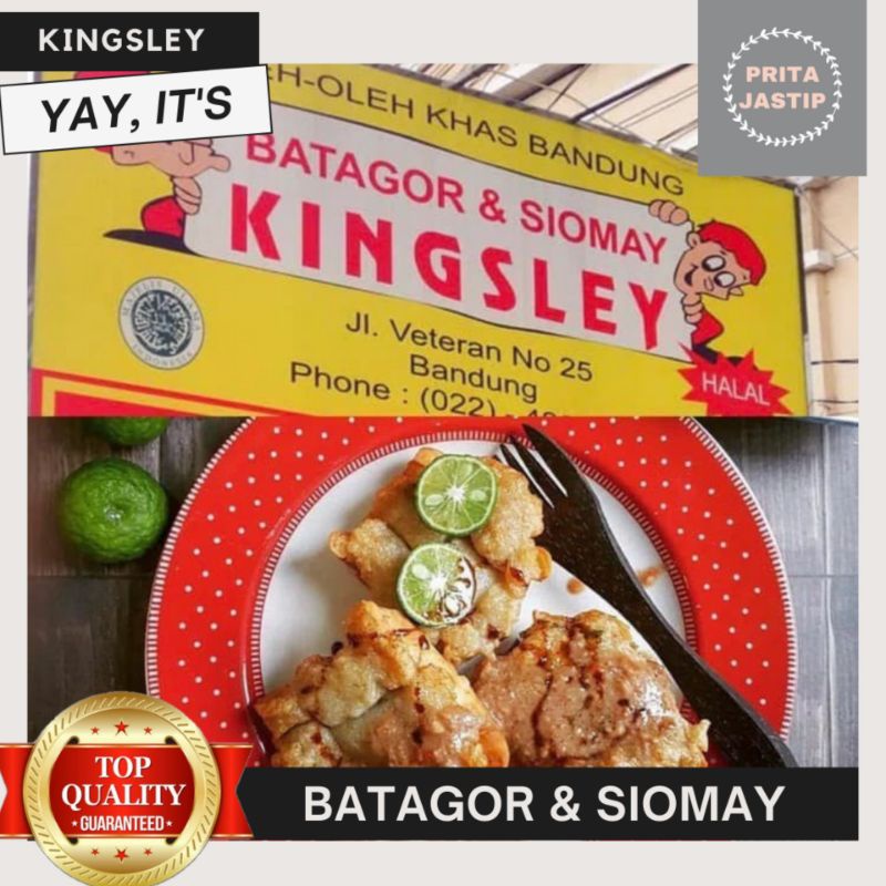 

Batagor Kingsley Vacuum Oleh Oleh Makanan Khas Bandung Terlaris isi 5 Pcs