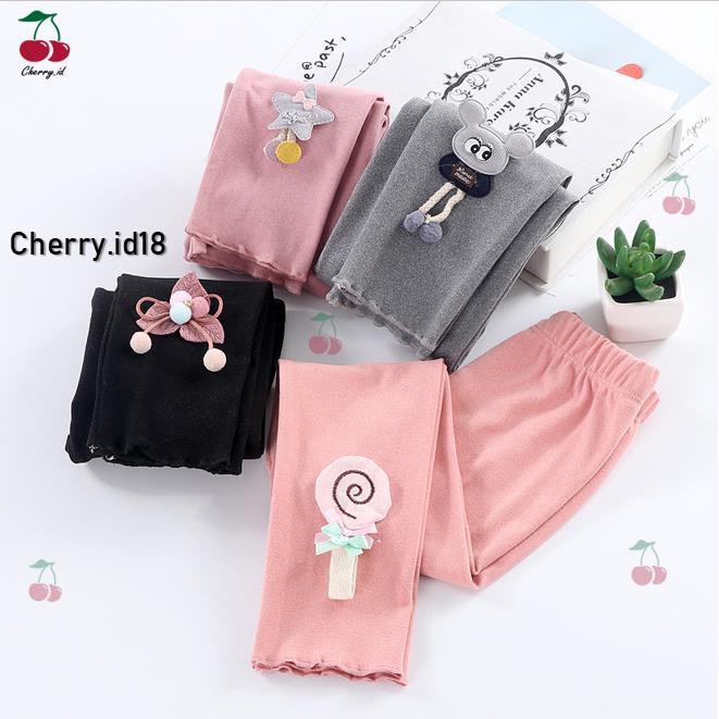 Cherry COD Celana Legging Polos Anak Perempuan / Celana Leging Anak Kaos / Celana Anak Perempuan CP11-1