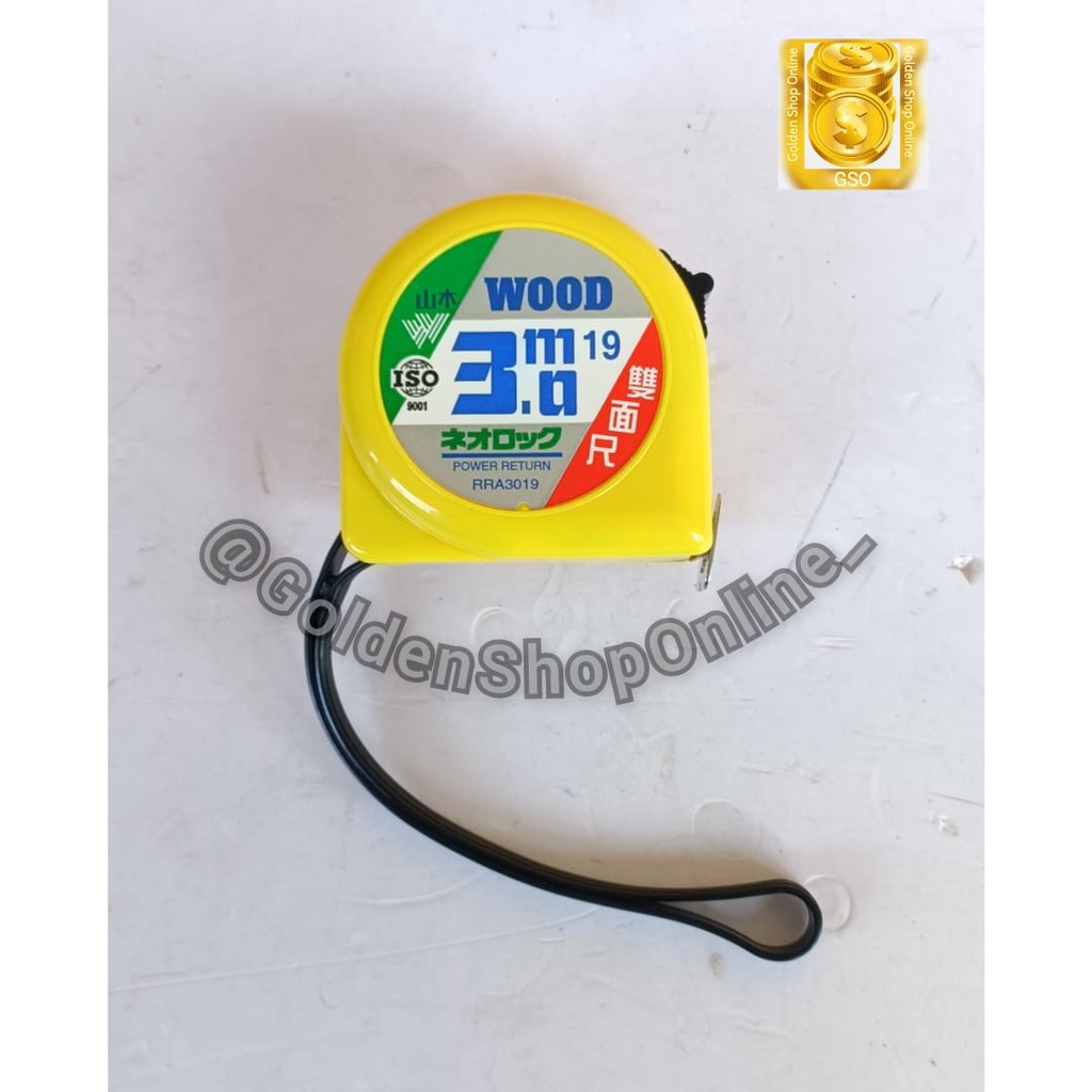 Meteran WOOD 3 meter