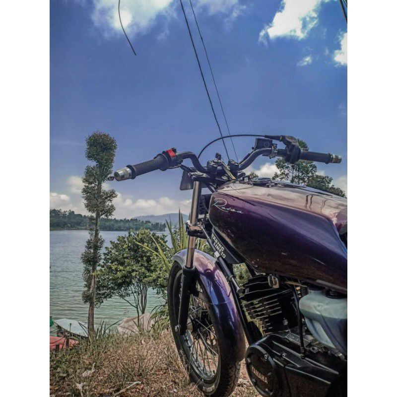 STANG SETANG STIR SETIR RX KING BYANGKEROK BANDUNG STYLE ORIGINAL YAMAHA-1