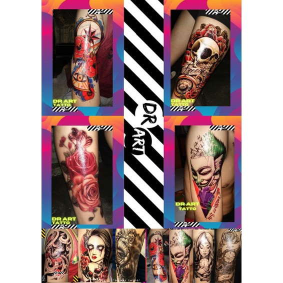 tato temporer aesthetic murah tatto temporary dr art tatto