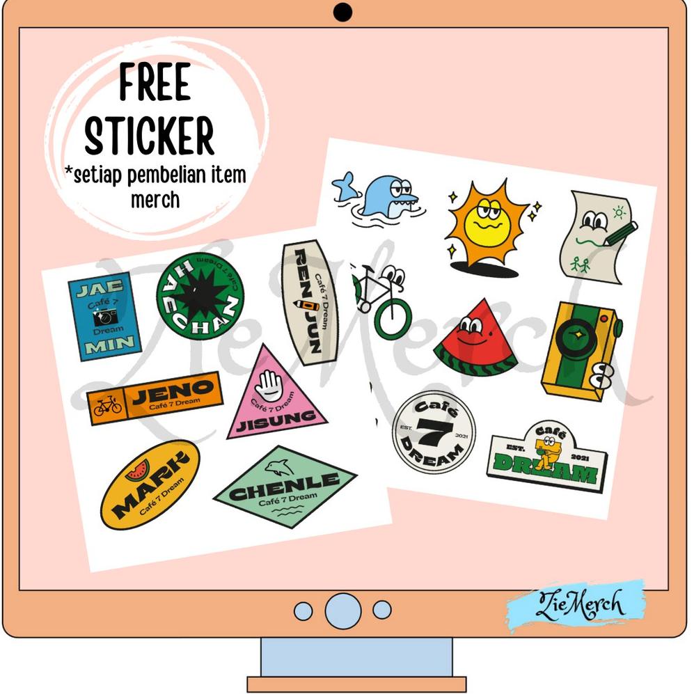 [PRODUK RII8C] KOLEKSI CAFE DREAM T-SHIRT, TOPI, KAOS LENGAN PANJANG, SWEATER CREWNECK, HOODIE NCT D