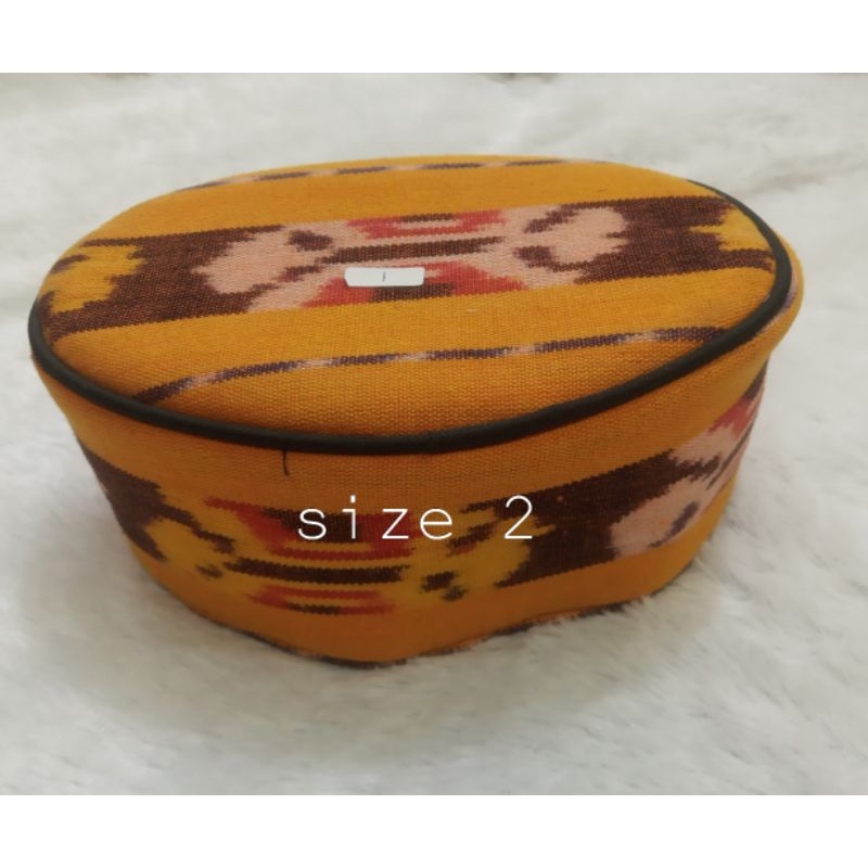 Peci / Kopyah  Etnik Kain Tenun Troso Dewasa dan Anak