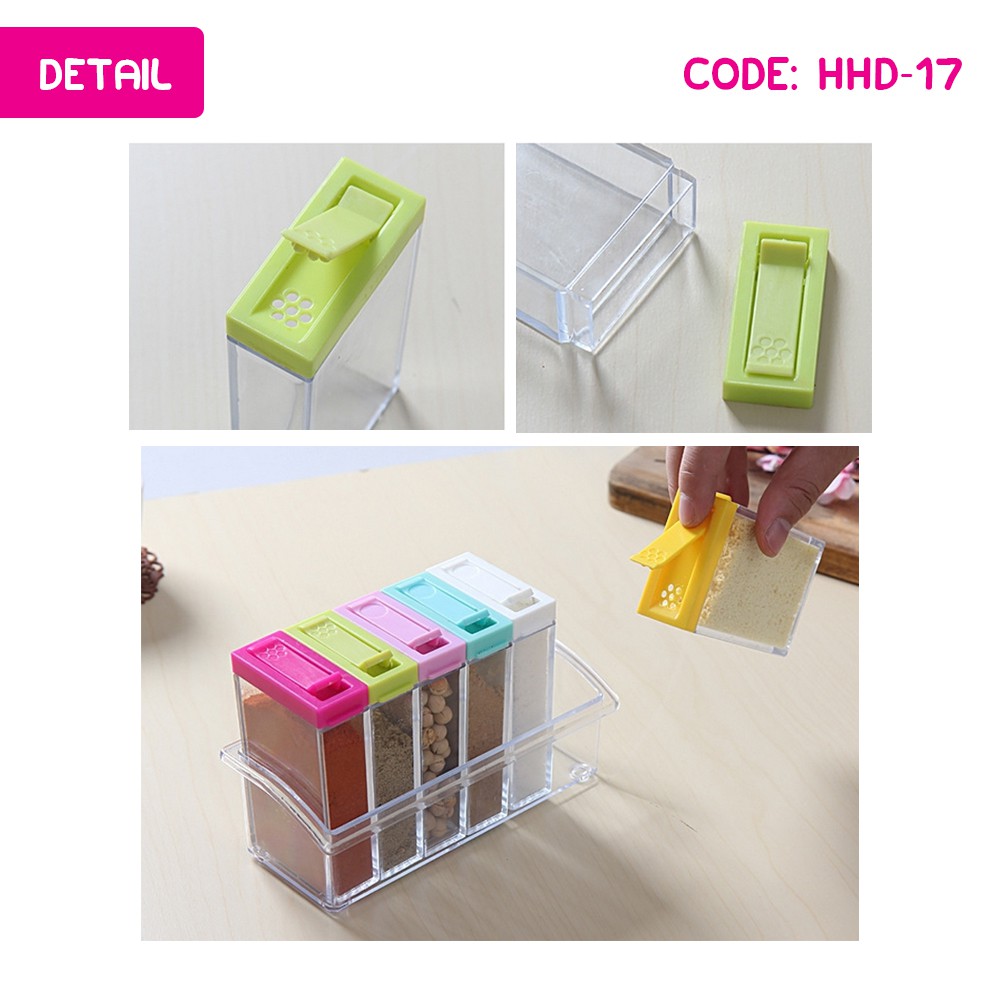 TEMPAT BUMBU DAPUR 6IN1 (HHD-18)