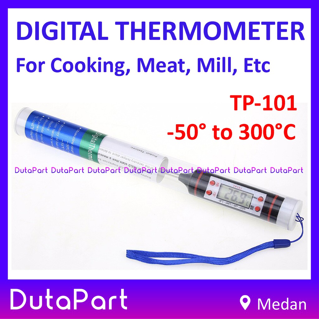 TP101 Digital Thermometer Dapur Masak Air Obat Kopi Susu Termometer