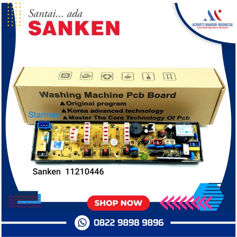 SANKEN AW-S789 AW-S808 modul pcb mesin cuci Top Loading