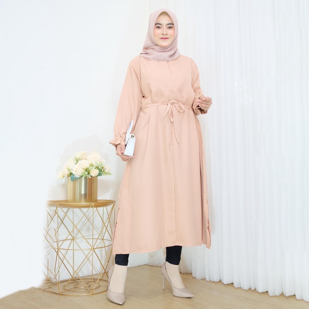 (COD/BAYAR DI TEMPAT) AUDINA Long Tunik Shakila Premium Terlaris Tunik Busui