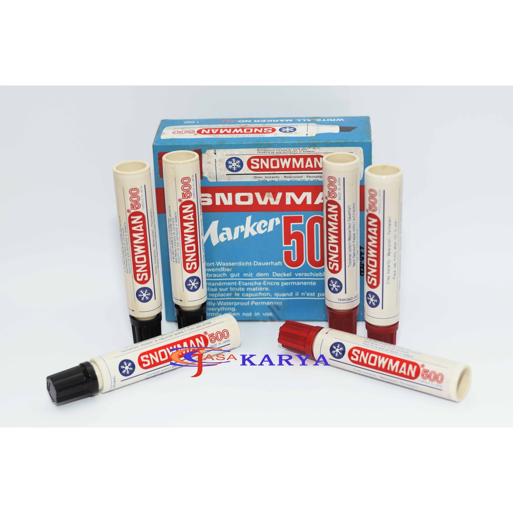 

Spidol Jumbo Snowman Marker 500 Permanen