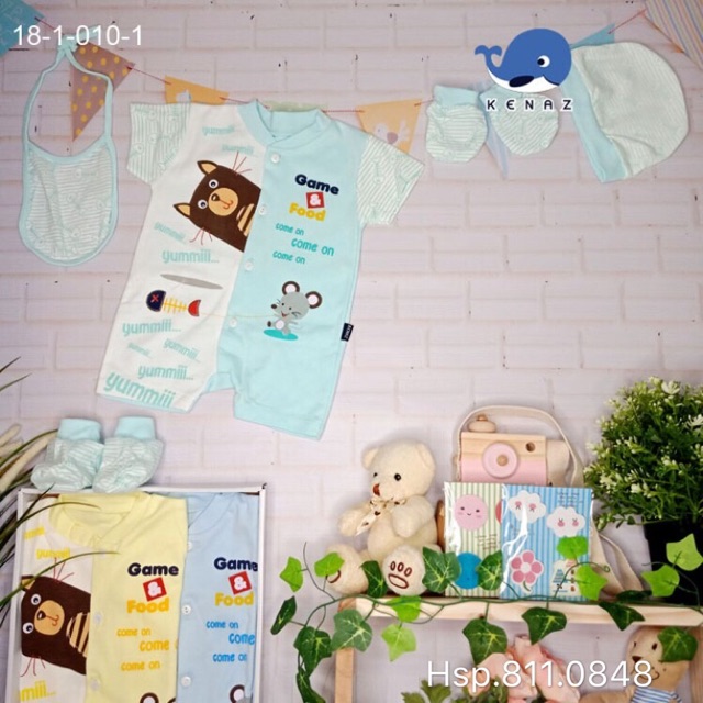 Kenaz jumper bayi cowok pendek 1 set berSNI