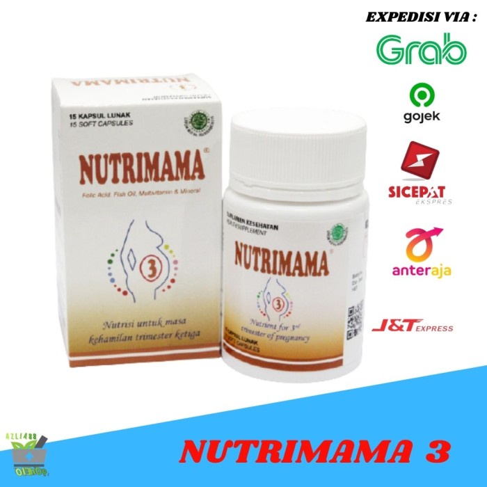 Ibu Hamil - Nutrimama 3 / Vitamin Ibu Hamil / Nutrisi Ibu Hamil
