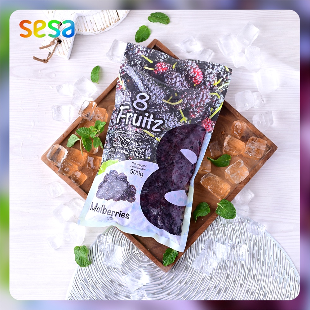 

8 Fruitz - Buah Mulberry Mulberries 500 g | Buah Beku