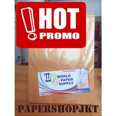 

Segera Beli Amplop Coklat Ukuran Map WPS 27 5 x 37 5 cm GOSEND Diskon