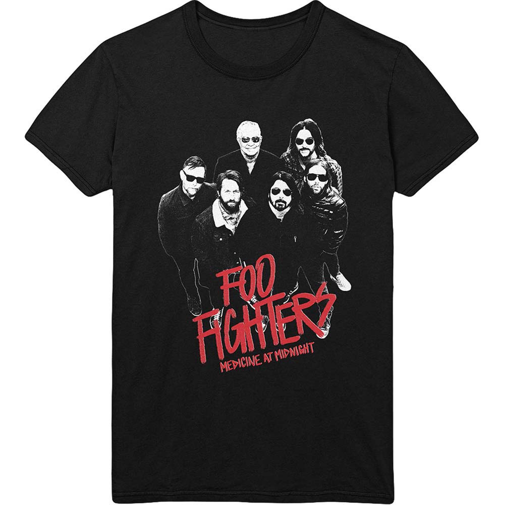 Kaos Band FOO FIGHTERS Medicine At Midnight Photo Official Merchandise T-shirt - Kaos Dewasa - Kaos 