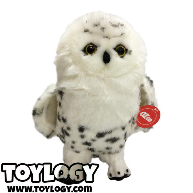 Ozco Boneka Burung Hantu Ozco ( White Owl Doll OZCO) 11 inch