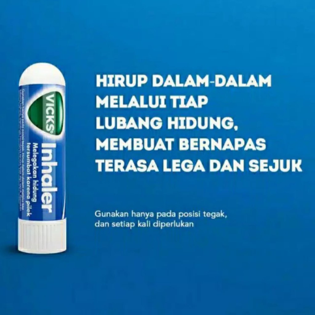 Vicks inhaler Viks 0.5ml Melegakan hidung tersumbat-2