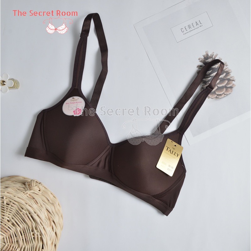 TALLY BRA BH 2077 I CUP B BESAR | SIZE 34-40 I TANPA KAWAT I BUSA TIPIS