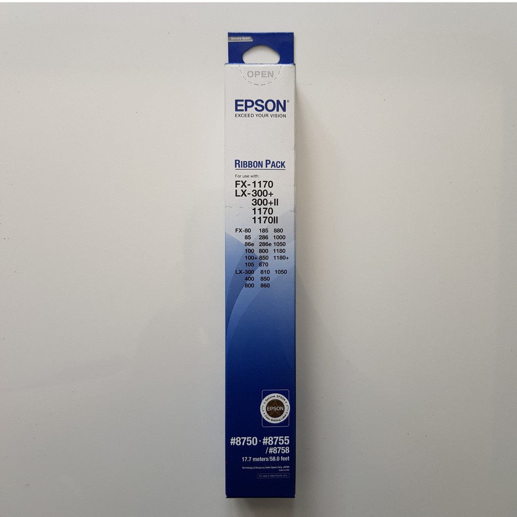 Epson Ribbon Pack Refill Pita LX-300 LX-310 (8750 8755 8758) Original