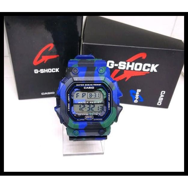 Jam Tangan Pria G-Shock Gx 56 Kotak Loreng Digital Time Water Resist