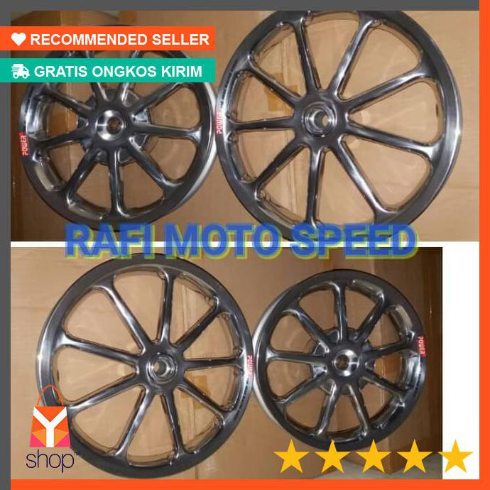 BAGUS BUKTIKAN  Velg POWER Mio - Fino - X ride - Soul gt Sun Chrome