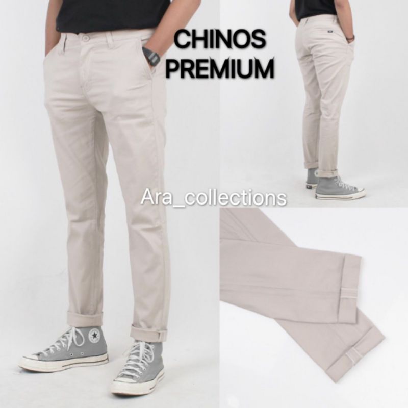 Celana Chino Panjang Pria Premium size 27-38