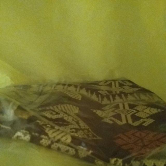 Sarimbit Couple Pasangan Batik Rok N Blus  Span Panjang Wanita Santika Prodo Maron