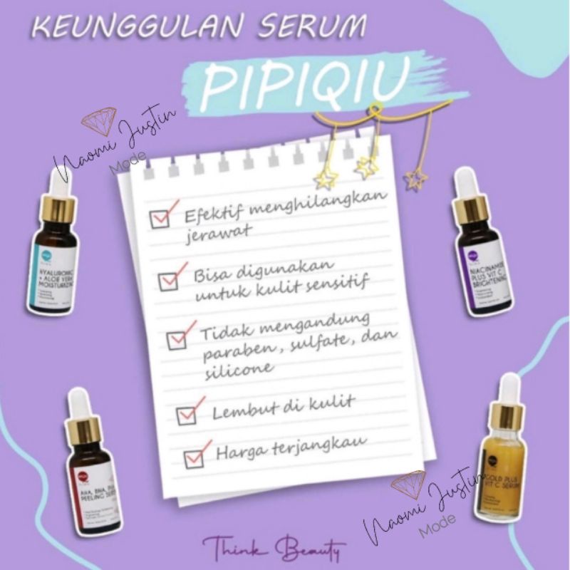 Pipiqiu Serum Pelembab Wajah / Hyaluronic Aloevera Moisturizing