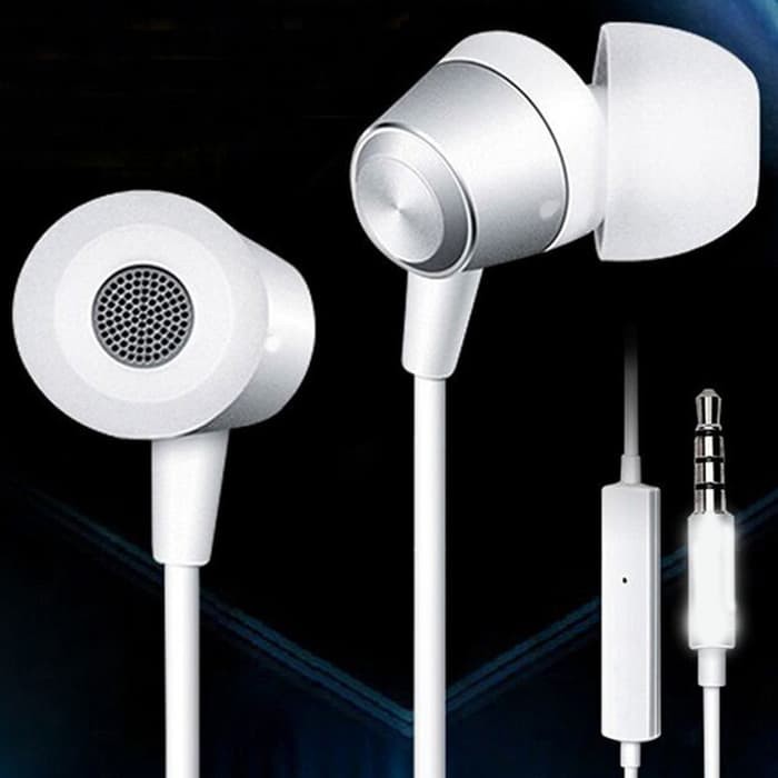 Headset Oppo Karet MH130 Packing Original 100% With Mic Original OEM - Putih