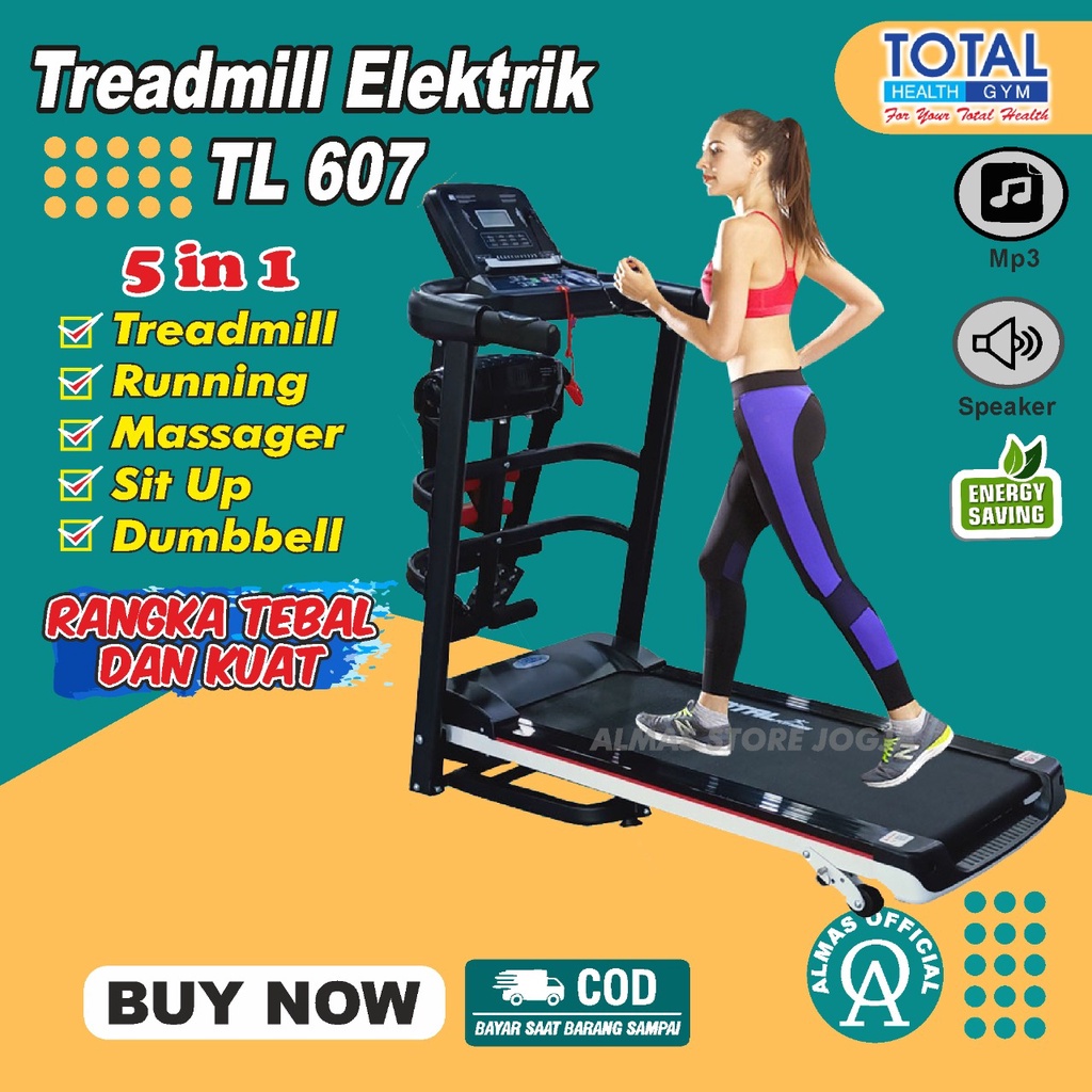 Alat Fitnes Fitness Olahraga Sepeda Statis Gym Perlengkapan Dumbel Perut Smart Body Trimmer TL607