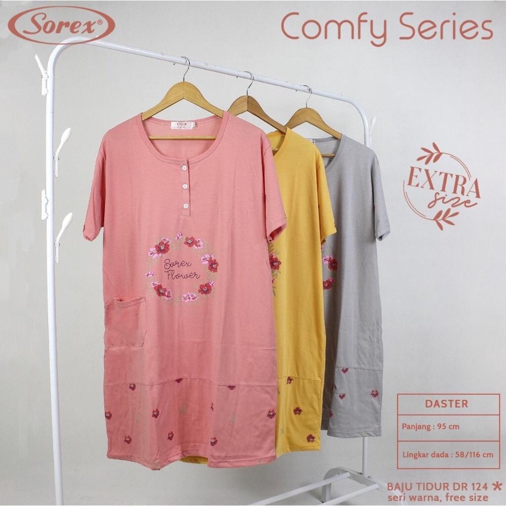 BANYAK JENIS SOREX BAJU TIDUR PIYAMA LENGAN PENDEK DASTER COMFY SERIES CHILL SERIES PAKAIAN WANITA