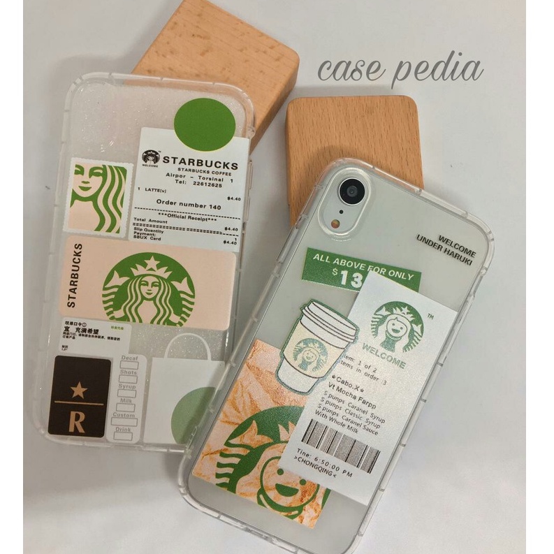 Soft Case Vivo Y12 Y12s Y15 Y17 Y20 Y20s Y19 Y30 Y30i Y50 Starbucks Transparant Anti Crack