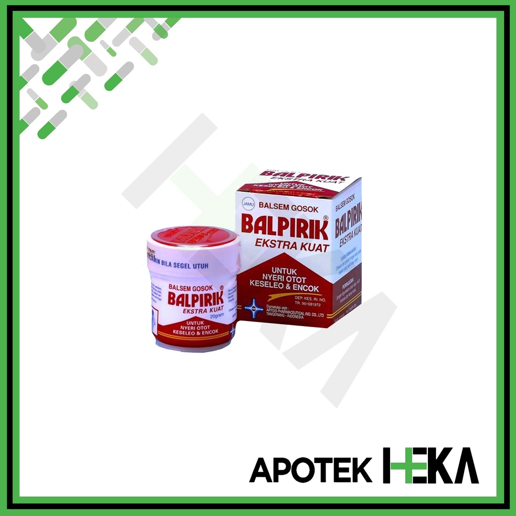 Balpirik Balsam - Balsem Gosok Aromaterapi 20 g (SEMARANG)