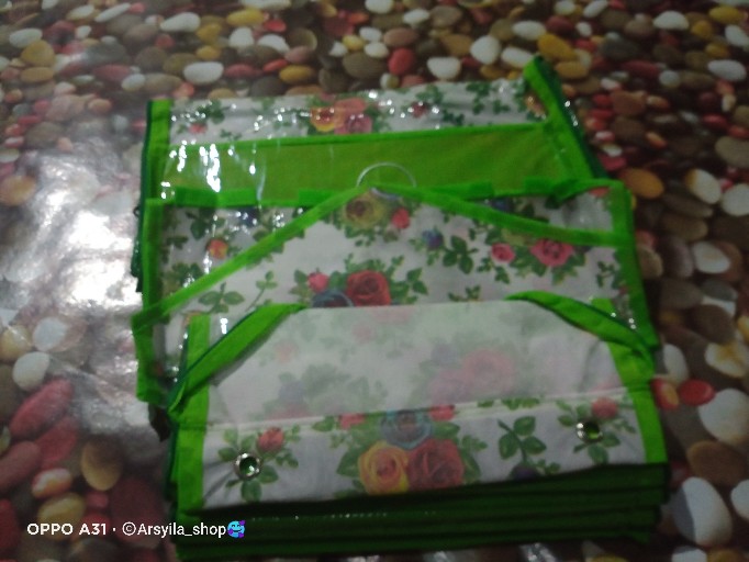 Rak Gantung 3in1 Rak Underwear Sepatu Tas Resleting