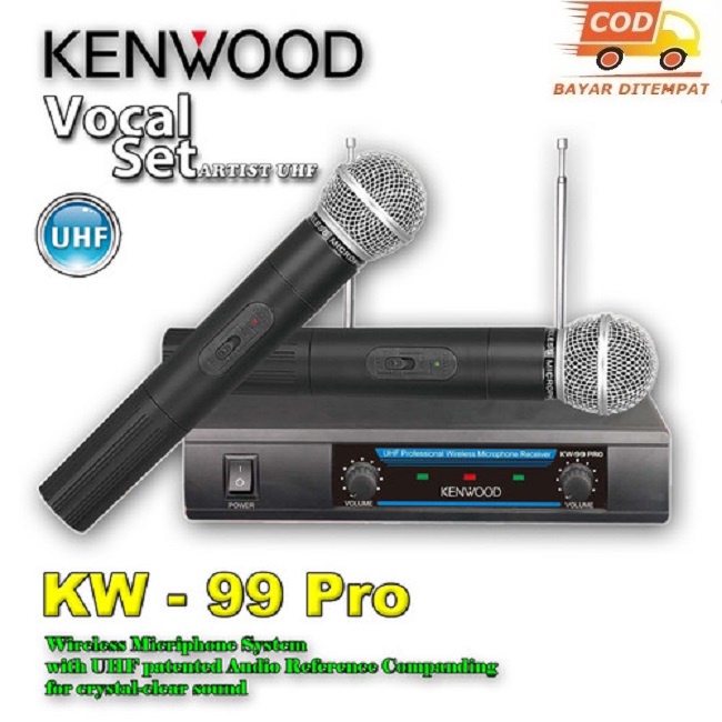 Kenwood Mic/mikrophone Double Wireless Kenwood  99 Pro