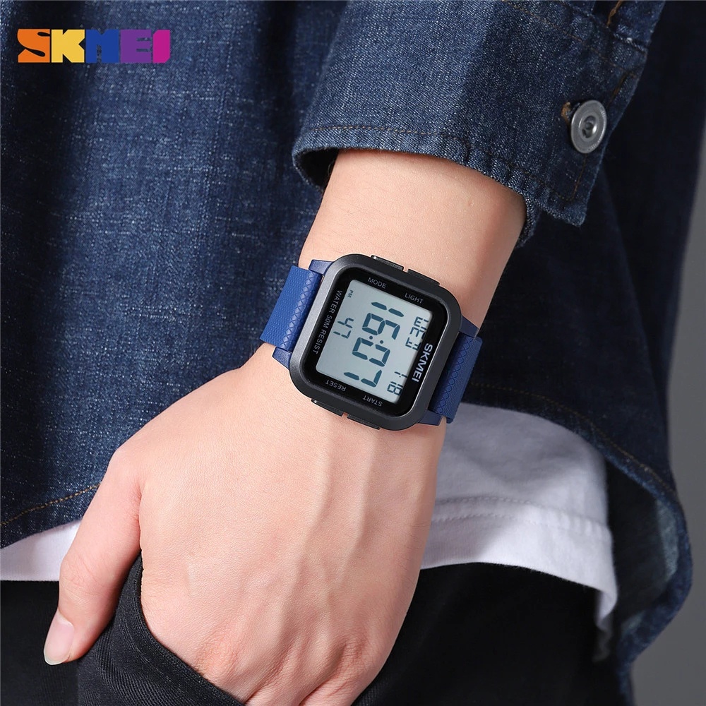 SKMEI 1894 Jam Tangan Pria Wanita Digital Sport Dual Time Watch Anti Air 5 Bar WATCHKITE WKOS