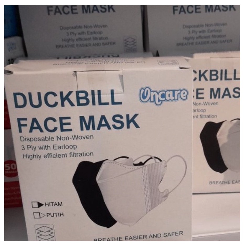 BOX KOSONG MASKER DUCKBILL 3 PLY