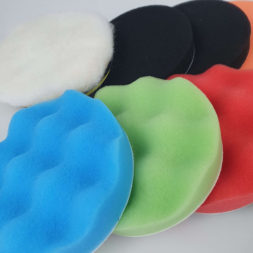 COD - Sponge Polishing Set Car Buffing Pads Foam 5 Inch 12 PCS M10